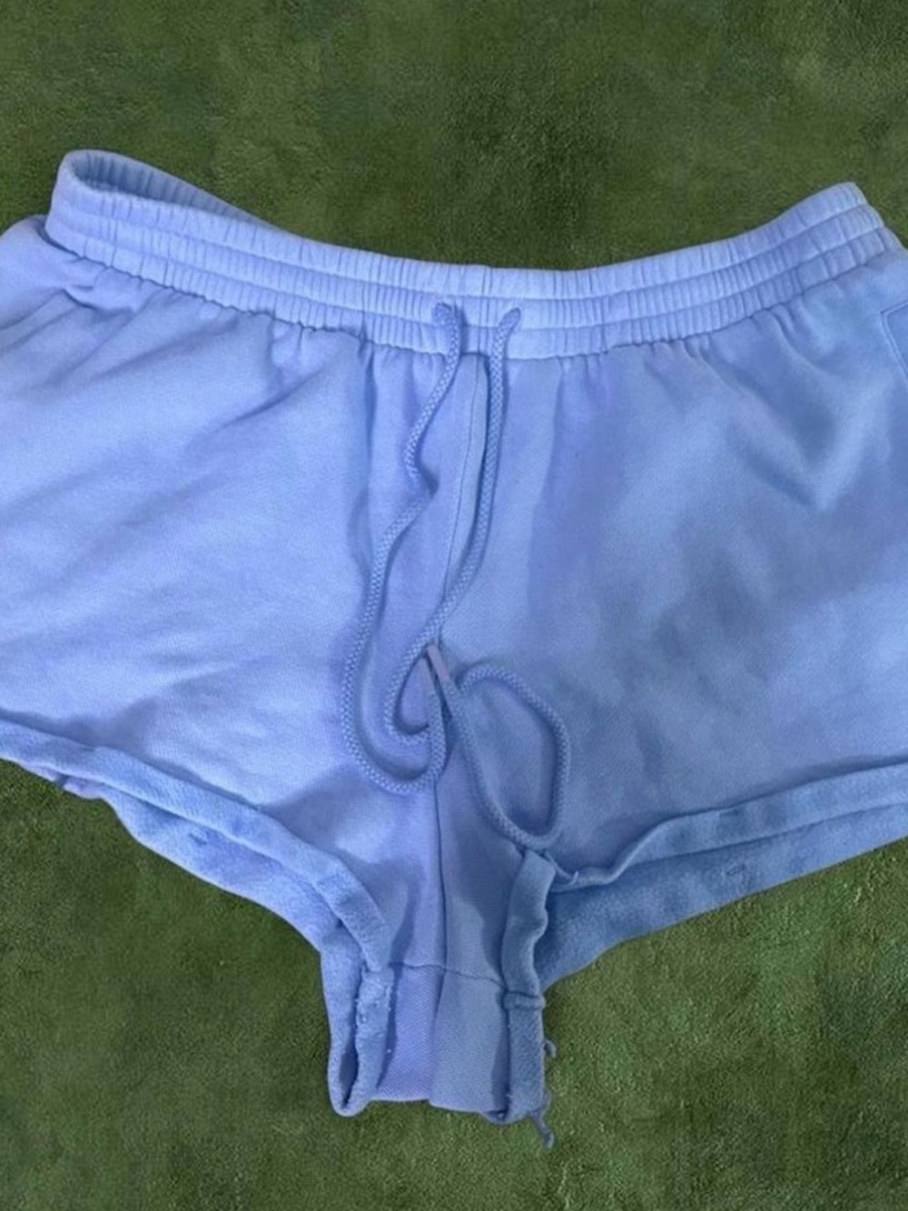 Victoria's Secret PINK Plush Light Blue Lounge Fabric